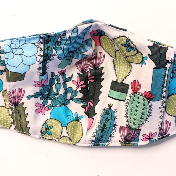 High Quality Face Masks in Cactus Print - Picture 5 of 6